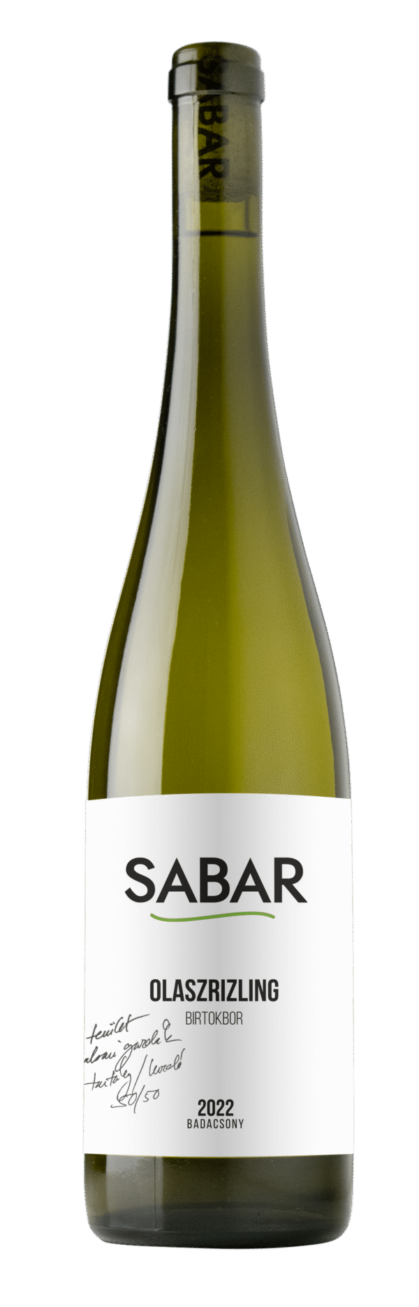 Sabar Olaszrizling Birtokbor (Estate Wine) 2023